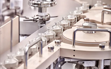 Fill finish vial machine with production capacity of 22,500 5 ml vials per hour